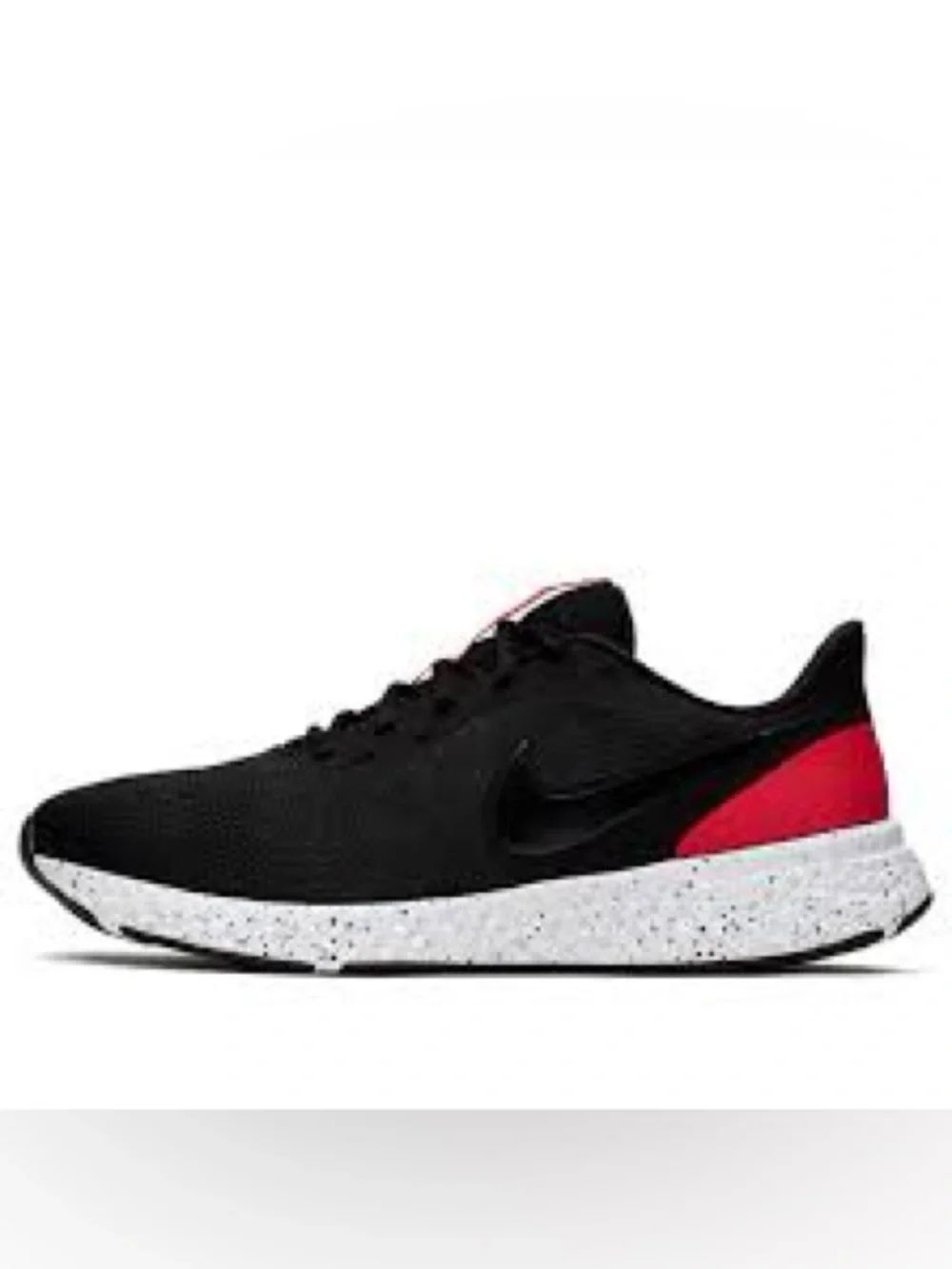 Nike Revolution 5 Black and Red Sneakers